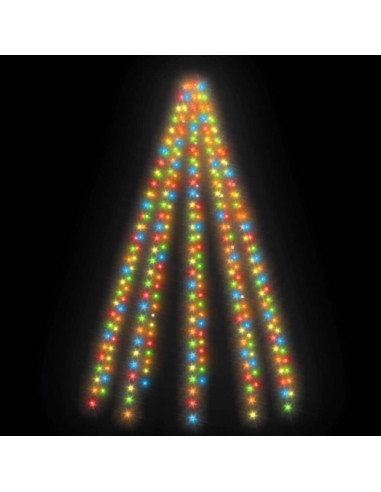 Rete di Luce per Albero di Natale 300 LED Multicolori 300 cm