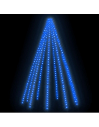Rete di Luce per Albero di Natale 400 LED Blu 400 cm