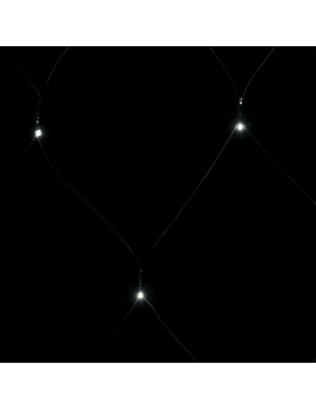 Luci di Natale Rete Bianco Freddo 3x2m 204 LED Interni Esterni