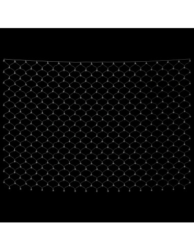 Luci di Natale Rete Bianco Freddo 3x3m 306 LED Interni Esterni