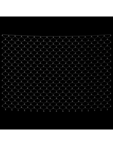 Luci di Natale Rete Bianco Freddo 3x3m 306 LED Interni Esterni