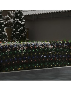 Luci di Natale Rete Colorate 3x2m 204 LED Interni Esterni 2