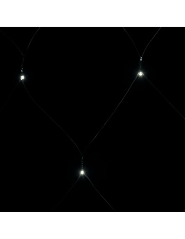 Luci di Natale Rete Bianco Freddo 4x4m 544 LED Interni Esterni