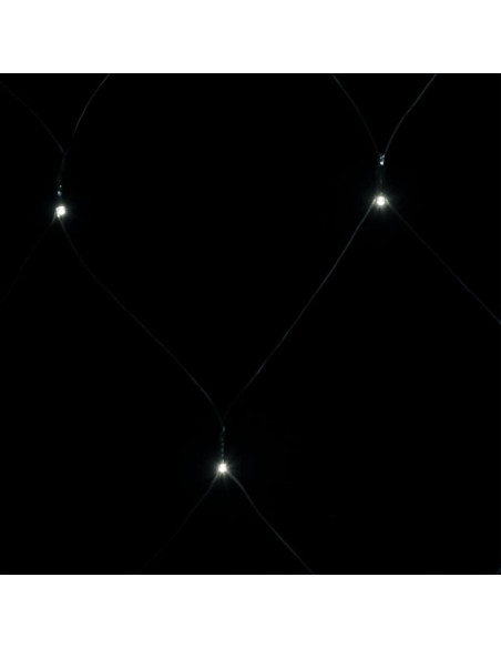 Luci di Natale Rete Bianco Freddo 4x4m 544 LED Interni Esterni
