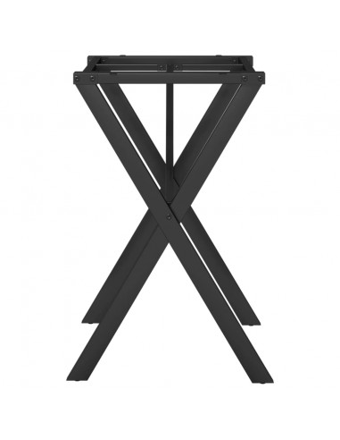 Telaio Gambe a X per Tavolo da Pranzo 60x50x73 cm in Ghisa