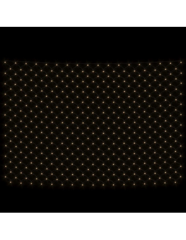 Luci di Natale Rete Bianco Caldo 3x3m 306 LED Interni Esterni