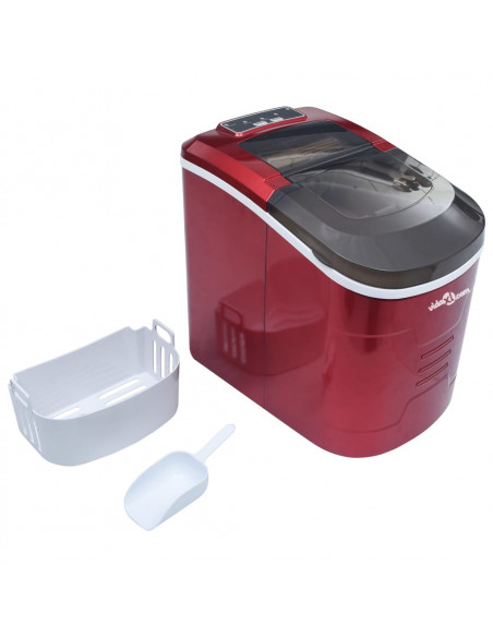 Macchina per il Ghiaccio Rossa 2,4 L 15 kg / 24 h