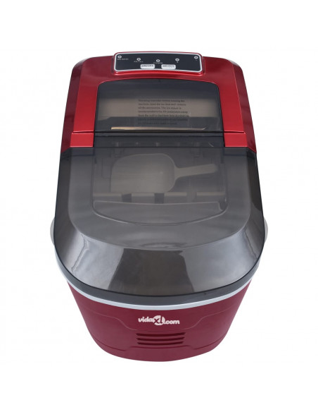 Macchina per il Ghiaccio Rossa 2,4 L 15 kg / 24 h