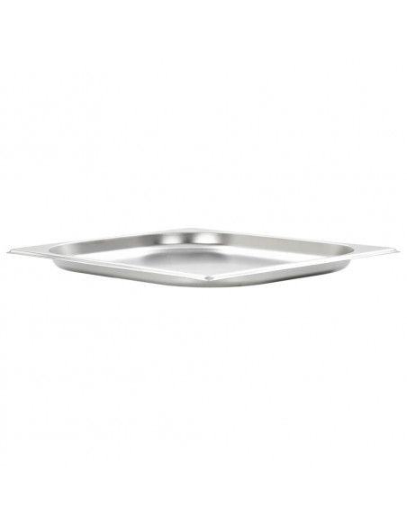 Contenitori Gastronorm 8 pz GN 1/2 20 mm in Acciaio Inox
