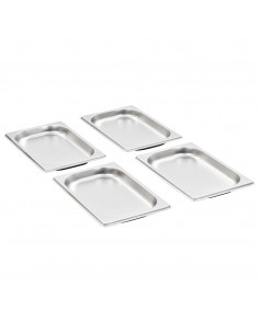 Contenitori Gastronorm 12 pz GN 1/4 20 mm in Acciaio Inox 2