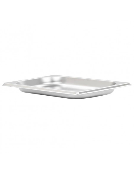 Contenitori Gastronorm 12 pz GN 1/4 20 mm in Acciaio Inox