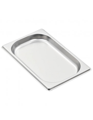 Contenitori Gastronorm 12 pz GN 1/4 20 mm in Acciaio Inox