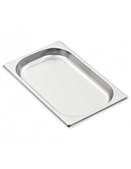 Contenitori Gastronorm 12 pz GN 1/4 20 mm in Acciaio Inox