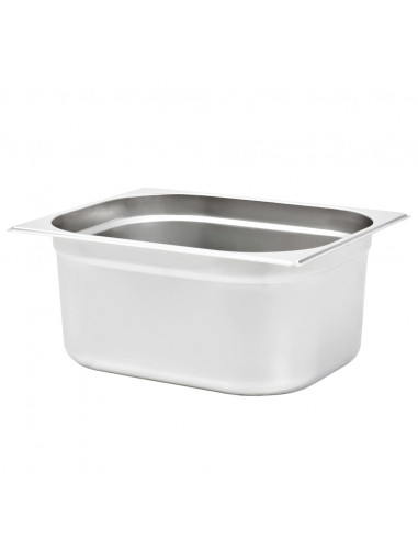 Contenitori Gastronorm 2 pz GN 1/2 150 mm in Acciaio Inox