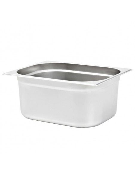 Contenitori Gastronorm 2 pz GN 1/2 150 mm in Acciaio Inox