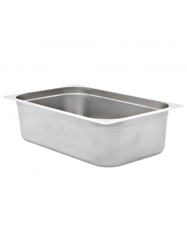 Contenitori Gastronorm 2 pz GN 1/1 150 mm in Acciaio Inox