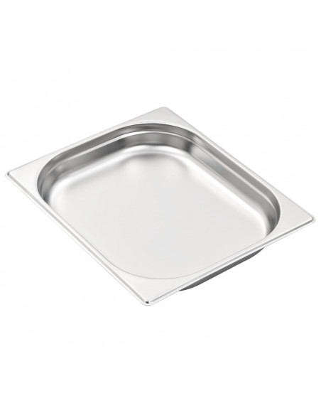 Contenitori Gastronorm 8 pz GN 1/2 40 mm in Acciaio Inox