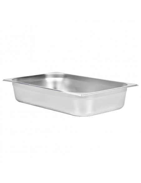 Contenitori Gastronorm 4 pz GN 1/1 100 mm in Acciaio Inox