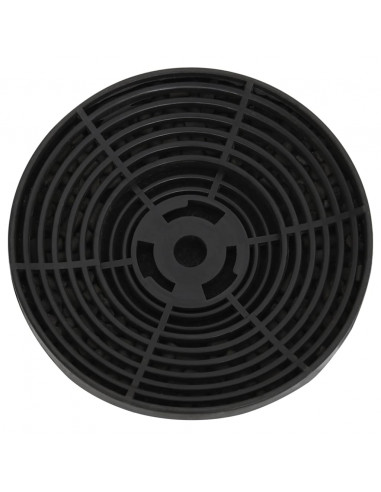Filtri a Carbone per Cappa 2 pz Nero