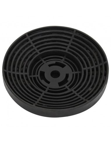 Filtri a Carbone per Cappa 2 pz Nero