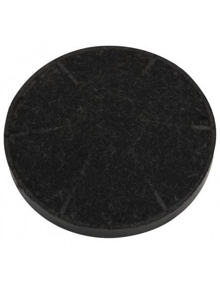 Filtri a Carbone per Cappa 2 pz Nero