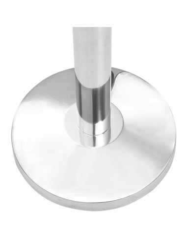 Palletti con Nastro 4 pz per Aeroporto in Acciaio Argento