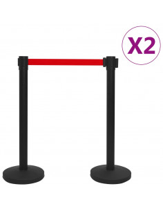 Palletti con Nastro 4 pz per Aeroporto in Ferro Neri 2