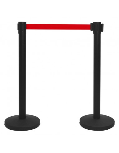 Palletti con Nastro 4 pz per Aeroporto in Ferro Neri