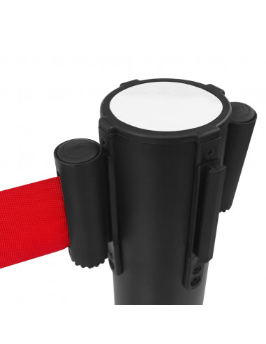 Palletti con Nastro 4 pz per Aeroporto in Ferro Neri