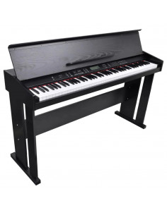 Pianoforte Classico Digitale Elettronico con 88 Tasti e Leggio 2