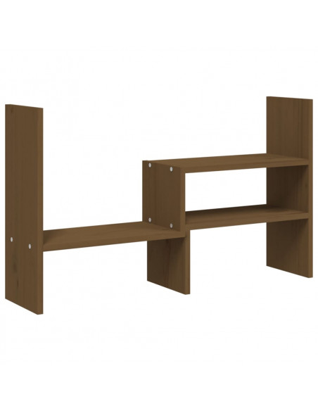 Supporto Monitor Miele (39-72)x17x43 cm Legno Massello di Pino