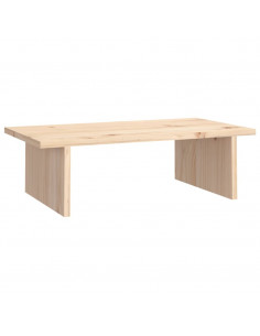 Supporto per Monitor 50x27x15 cm in Legno Massello di Pino 2