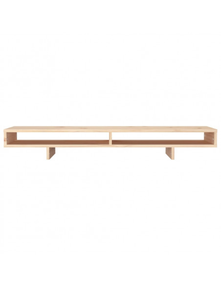Supporto per Monitor 100x27x14 cm in Legno Massello di Pino