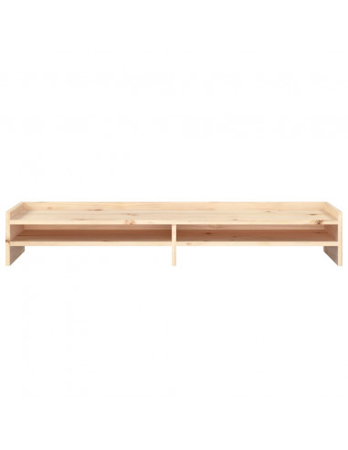 Supporto per Monitor 100x24x16 cm in Legno Massello di Pino