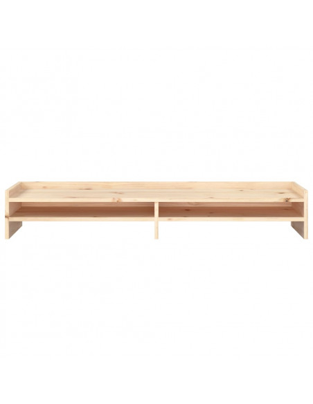 Supporto per Monitor 100x24x16 cm in Legno Massello di Pino