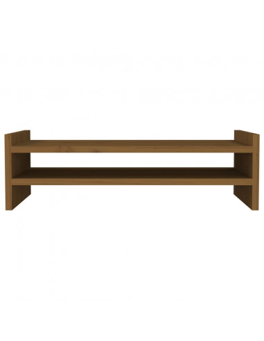 Supporto per Monitor Miele 50x27x15 cm Legno Massello di Pino