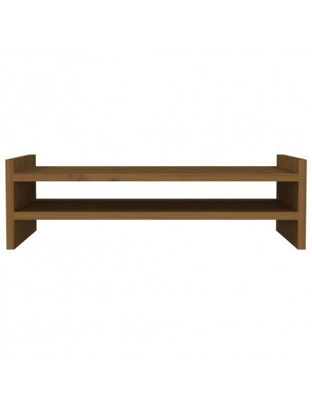 Supporto per Monitor Miele 50x27x15 cm Legno Massello di Pino