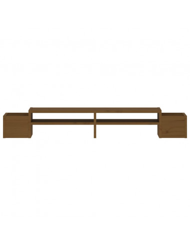 Supporto per Monitor Miele 100x27,5x15cm Legno Massello di Pino