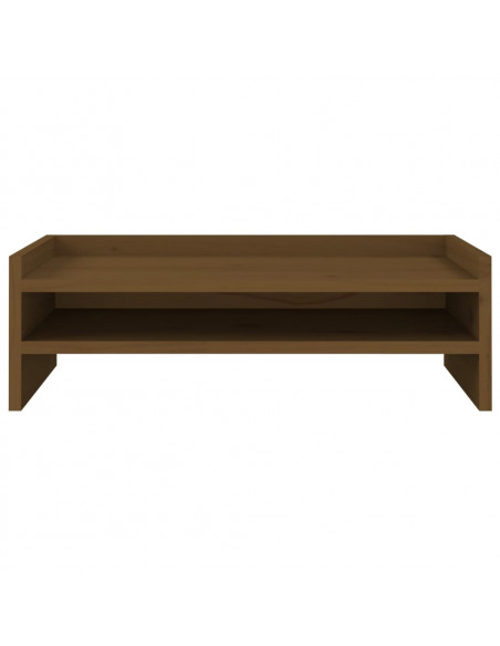 Supporto per Monitor Miele 50x24x16 cm Legno Massello di Pino