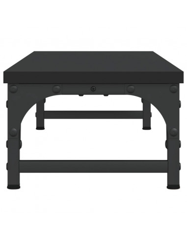 Supporto per Monitor Nero 85x23x15,5 cm Legno Multistrato