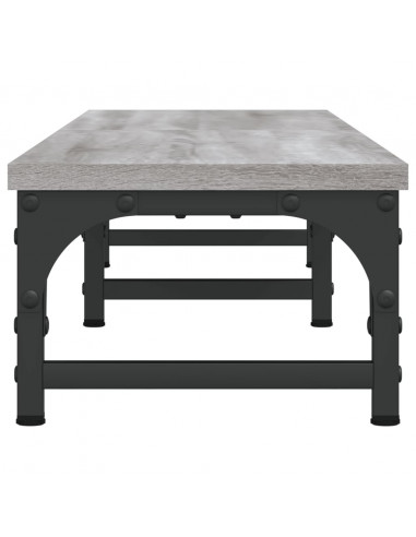 Supporto Monitor Grigio Sonoma 105x23x15,5 cm Legno Multistrato