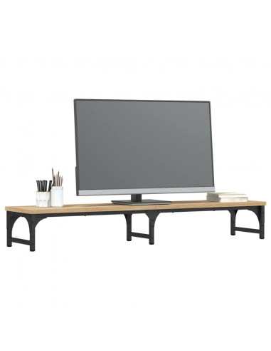 Supporto Monitor Rovere Sonoma 105x23x15,5 cm Legno Multistrato