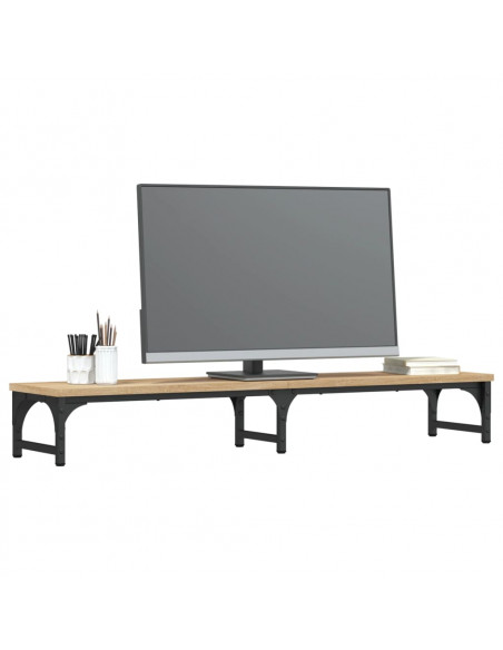 Supporto Monitor Rovere Sonoma 105x23x15,5 cm Legno Multistrato