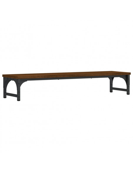 Supporto Monitor Rovere Marrone 85x23x15,5 cm Legno Multistrato