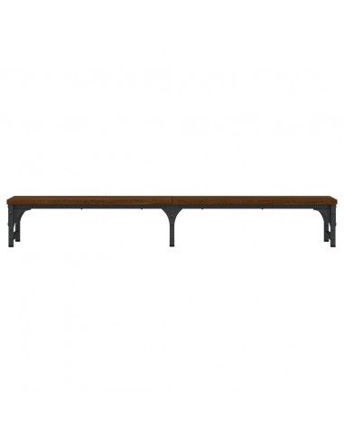 Supporto Monitor Rovere Marrone 105x23x15,5cm Legno Multistrato