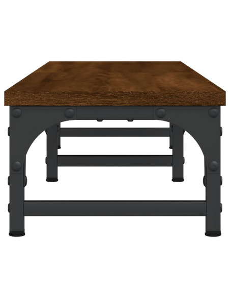 Supporto Monitor Rovere Marrone 105x23x15,5cm Legno Multistrato