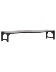 Supporto Monitor Grigio Sonoma 85x23x15,5 cm Legno Multistrato 2
