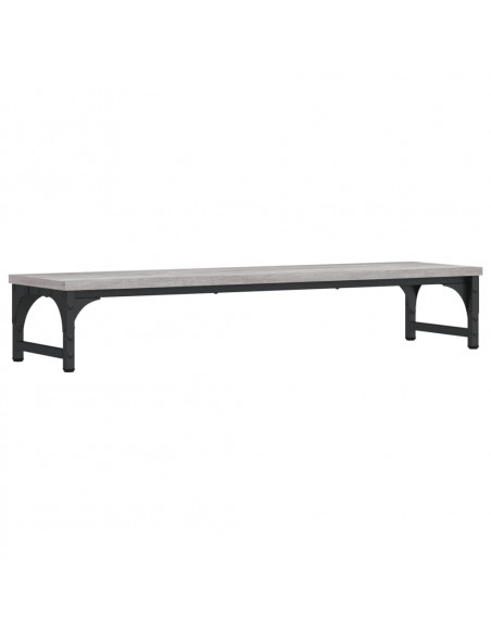 Supporto Monitor Grigio Sonoma 85x23x15,5 cm Legno Multistrato