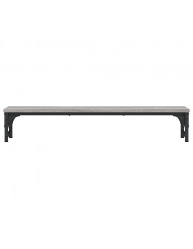 Supporto Monitor Grigio Sonoma 85x23x15,5 cm Legno Multistrato