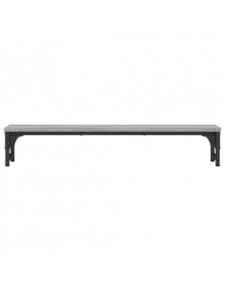 Supporto Monitor Grigio Sonoma 85x23x15,5 cm Legno Multistrato